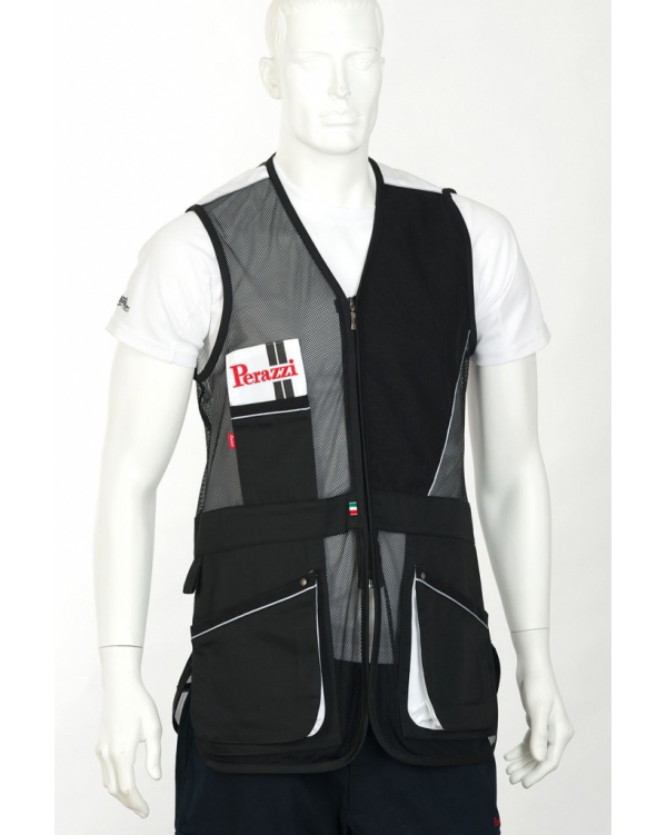 Gilet da tiro in rete modello canne - mancino