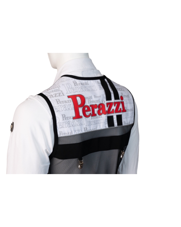 Gilet da tiro in rete modello canne - nuovo