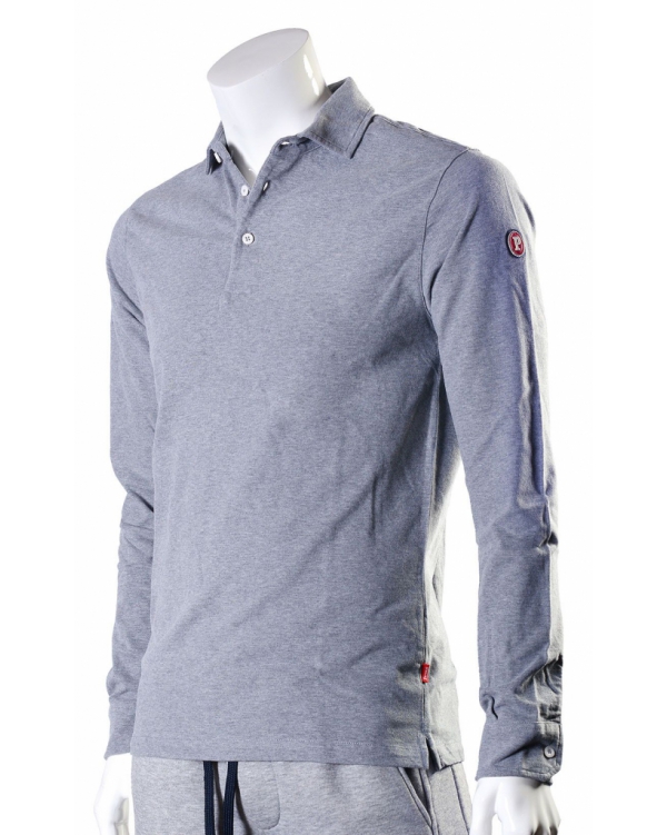 Long-sleeved polo shirt