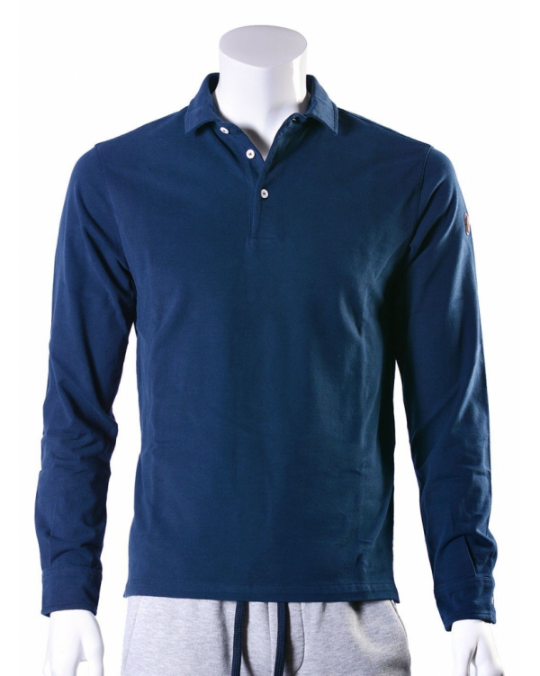 Long-sleeved polo shirt