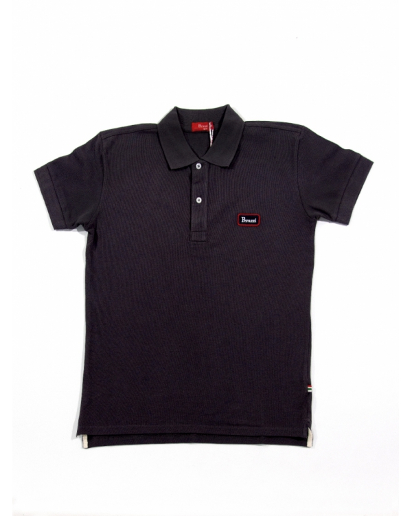 Cotton polo with short sleeve with Perazzi label