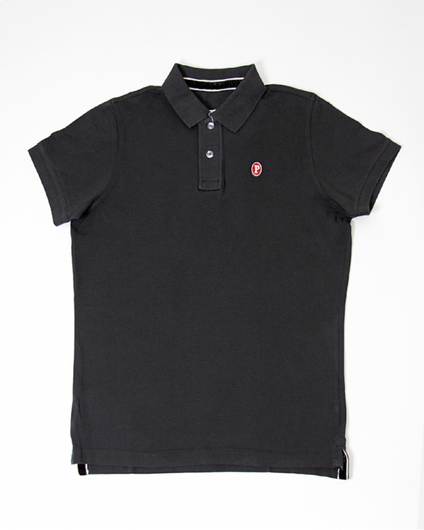 Cotton polo with short sleeve