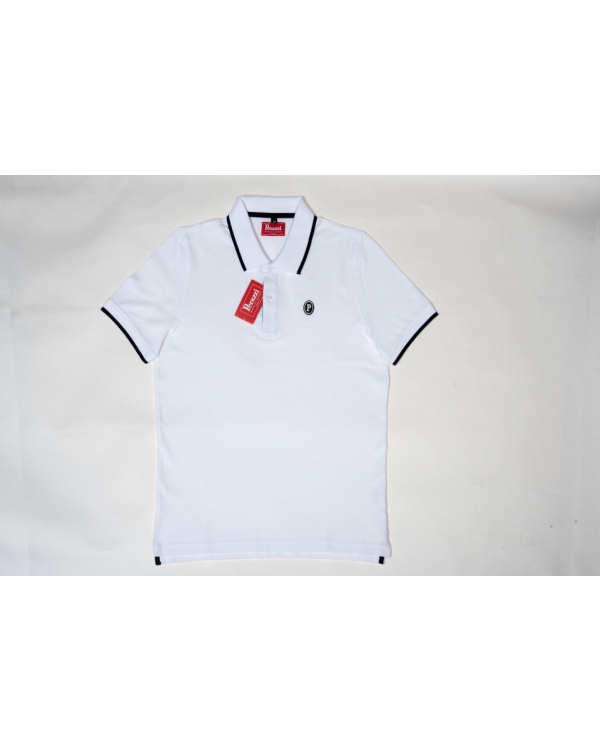 Cotton polo with short sleeve