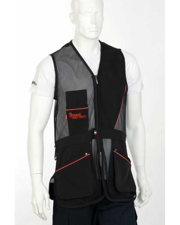 Gilet da tiro in rete modello high-tech mancino