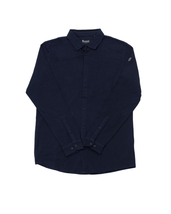 Polo shirt with long sleeve