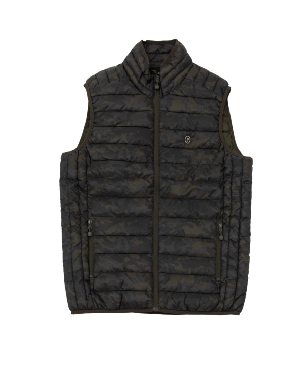 Padded camouflage vest