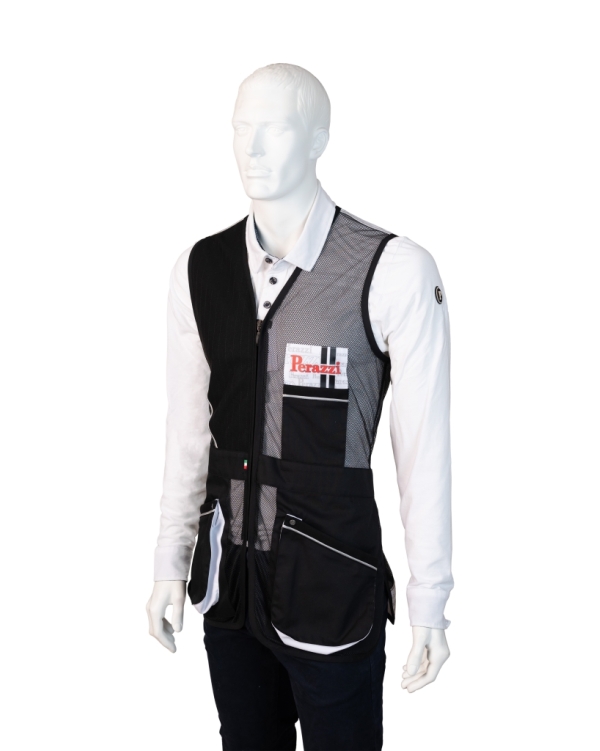 Gilet da tiro in rete modello canne - nuovo