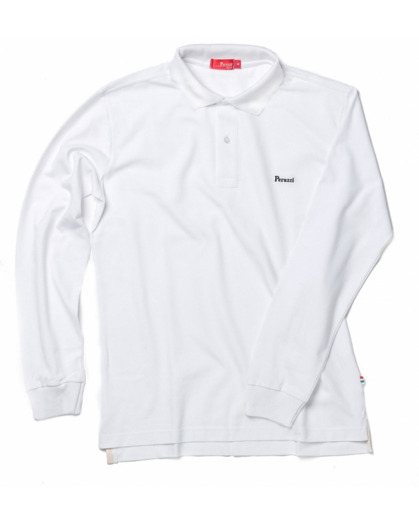 Basic long-sleeved polo shirt