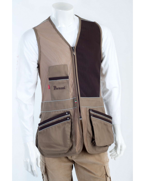 Left-handed sporting shooting vest - tekno model