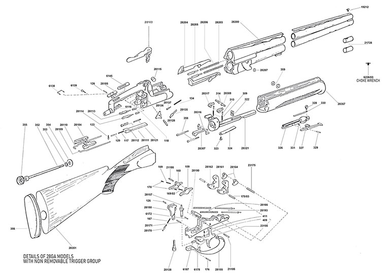 28GA with non Removable Trigger Group