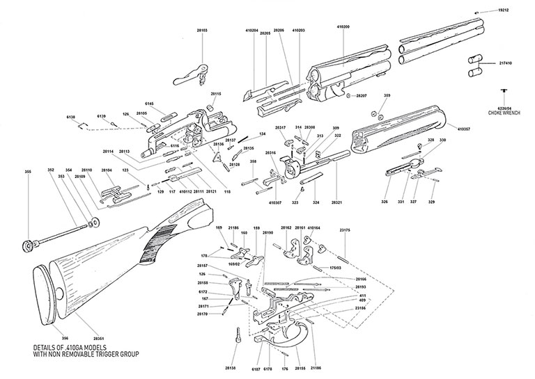 .410GA with non Removable Trigger Group