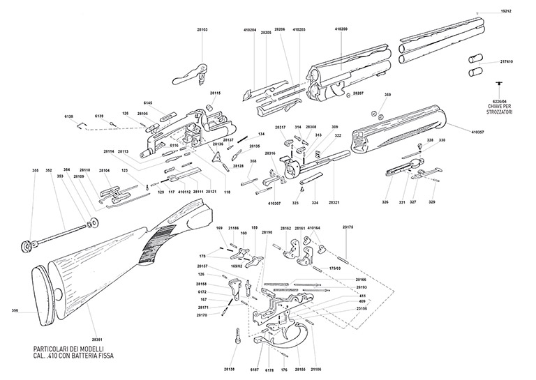 Calibro 410 Batteria Fissa